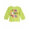 Blusa  M/L Verde Fun Happy day - 12 a 18 meses - Gymboree