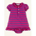 Vestido Listrado Henley Preppy Pink - 6 meses