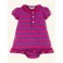 Vestido Listrado Henley Preppy Pink - 6 meses