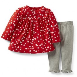 Kit 2 Pçs Tunica e Legging - 6 Meses - Carter´s Kit 2 Pçs Tunica e Legging - 6 Meses - Carter´s