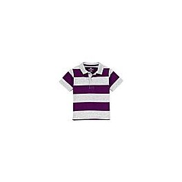 Camiseta Polo Listrada Roxa - 12 a 18 meses - OkiDokie Camiseta Polo Listrada Roxa - 12 a 18 meses - OkiDokie
