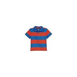 Camiseta Polo Listrada Vermelha - 12 a 18 meses - OkiDokie Camiseta Polo Listrada Vermelha - 12 a 18 meses - OkiDokie