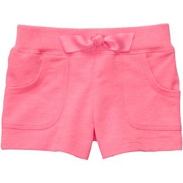 Shorts Rosa com laço  - 12 Meses - Carter´s