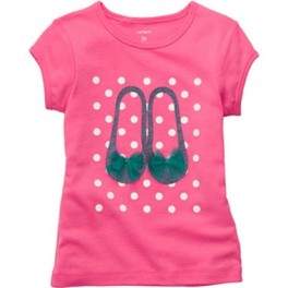 Camiseta Ballet Pink - 12 Meses - Carter´s