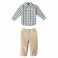 Conjunto 3 Pçs Calça Blusa e Camisa M/L - 12 Meses - Nautica