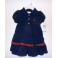 Vestido Equestre Polo New Port Marinho - 9 meses - Ralph Lauren