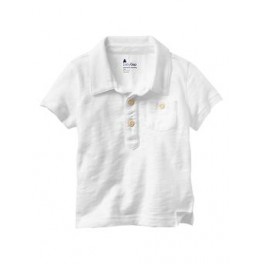 Camisa Polo Branca - 12 a 18 Meses - Baby Gap
