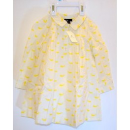 Vestido Estampa baleia Amarelo - 18 - 24 meses - Baby Gap