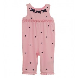 Macacão Pink Bordado com laço - 0 a 3 meses - Hartstrings Macacão Pink Bordado com laço - 0 a 3 meses - Hartstrings
