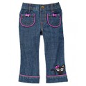 Calça Jeans Kitty - Gymboree - 12 a 18 meses