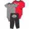 Conjunto 3 Pçs Futebol - Carter´s - 6 Meses