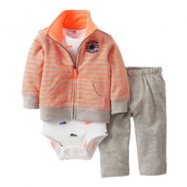 Conjunto 3 Pçs Jaqueta - Carter's - 12 Meses