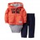 Conjunto 3 Pçs Little Hunk Capuz - 12 Meses