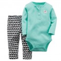 Conjunto 2 Pçs Carter´s Body M/L e Calça - 12 Meses