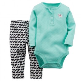 Conjunto 2 Pçs Carter´s Body M/L e Calça - 12 Meses Conjunto 2 Pçs Carter´s Body M/L e Calça - 12 Meses