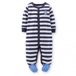 Pijama Cotton Sleep & Play Listrado - 9 Meses 