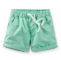 Shorts Carter´s Verde  Menina - 24 Meses