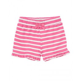 Shorts Rosa Listrado - 6 a 12 Meses - Gymboree