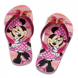 Chinelo - Minnie Mouse - Disney Store - Tamanho 25/26 Chinelo - Minnie Mouse - Disney Store - Tamanho 25/26