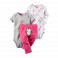 Conjunto Carter´s 3 Pçs - Body M/L, Body M/C, Calça - 24 Meses