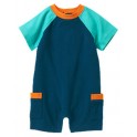 Macacão curto azul marinho - 0 a 3 meses - Gymboree