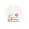 Camiseta M/L  Branca - 6 a 12 meses - Gymboree